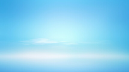 Minimalist gradient background in light blue and sky blue tones, with a smooth transition for a calming visual effect. Flat, blurred design in a high-resolution vector style, providing a subtle, reali