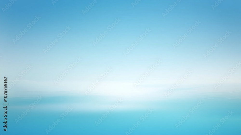 Poster Minimalist gradient background in light blue and sky blue tones, with a smooth transition for a calming visual effect. Flat, blurred design in a high-resolution vector style, providing a subtle, reali