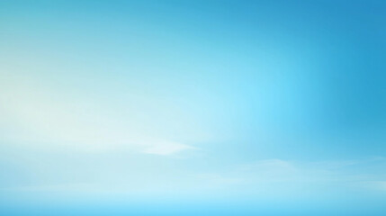 Minimalist gradient background in light blue and sky blue tones, with a smooth transition for a calming visual effect. Flat, blurred design in a high-resolution vector style, providing a subtle, reali