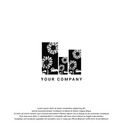 simple creative design with basic sunflower shape inside a box