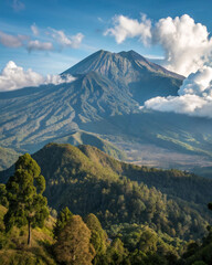 Fototapeta premium Mountains in Indonesia