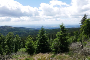 Aussicht vom Großen Feldberg im Taunus