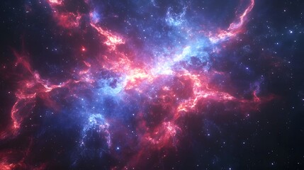 Fototapeta premium abstract colorful cosmic lights