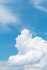 爽やかな夏空の風景