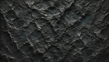 Fototapeta premium Dark Rough Stone Texture with Layered and Cracked Surface