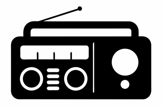 recommend clip art: Radio Icon, Radio Silhouette Vector, Classic radio device