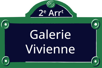 2e Arrt, Elegant Parisian Street Sign