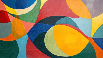 Fototapeta premium Colorful abstract art on a canvas or wall