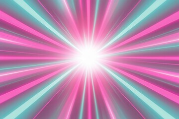 Obraz premium Vibrant Color Infusion of Soft Bright Pink and Mint Radiance Against a Vivid Background