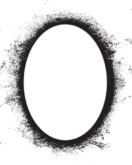 Fototapeta premium black and white frame, a black and white picture frame of a mirror and a black frame with a black border, grunge frame