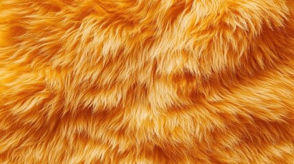 Fototapeta premium A close-up of soft, fluffy orange fur texture.
