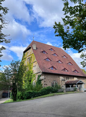 Horse mill Rossmühle built in 1516, Rothenburg ob der Tauber, Bavaria, Germany