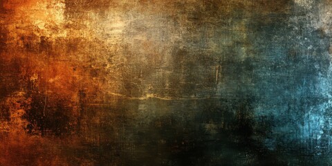 Obraz premium A warm-toned textured background with a mix of browns and yellows offers a rustic and artistic feel, perfect for use in creative design projects and visual artwork.