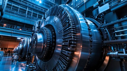 Obraz premium Efficient machine performance optimization through predictive maintenance and remote monitoring technologies