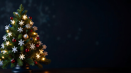 christmas tree with lights