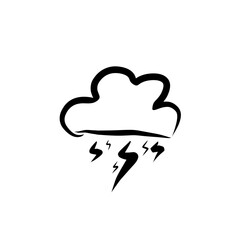 Thunder and cloud