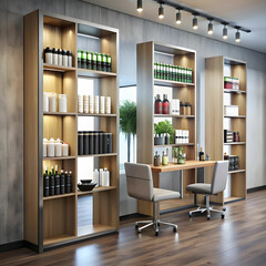 Fototapeta premium salon retail stand