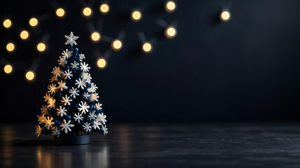 christmas tree with lights