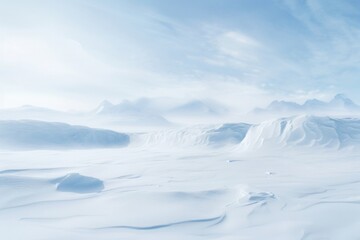 Snow hill landscape mountain outdoors.