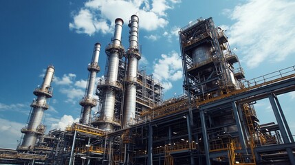 Fototapeta premium Optimizing energy management in factories using real-time data and automation systems for improved sustainability