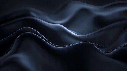 Obraz premium Technology presentation background with dark blue gradient and minimalist tech details, ample space for text, professional and innovative style