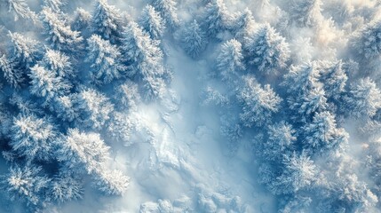 Obraz premium A digital map shows a snowy forest, symbolizing the effects of global warming on sustainability