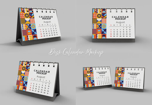 Desk Calendar Mockup