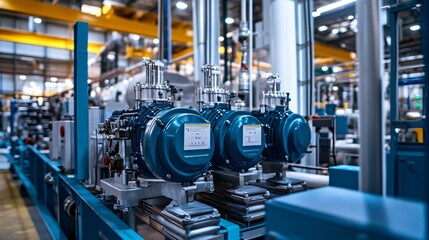 Fototapeta premium Utilizing IoT-enabled machines for remote monitoring and efficient predictive maintenance to minimize downtime