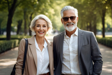 People having a good time on a sunny day in the Parc