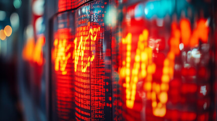 Fototapeta premium The upward trend in revenue on the graph demonstrates the brand's strength in the current market.