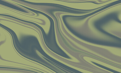 Obraz premium Abstract fluid art with swirling, marble like patterns in shades of green and grey.