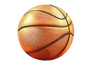 Fototapeta premium A basketball with a black and gold design