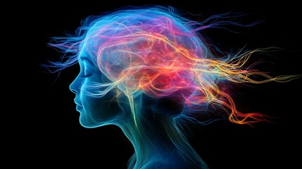 Obraz premium Explore the vibrant energy of emotional expression