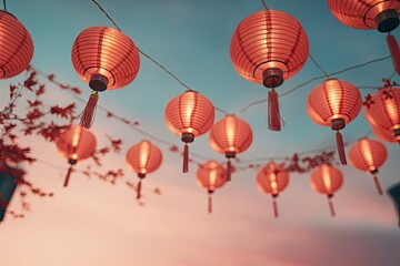 Lantern tradition festival hanging.