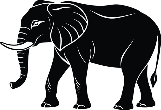 recommend clip art: elephant silhouette , animal silhouette, elephant clipart black