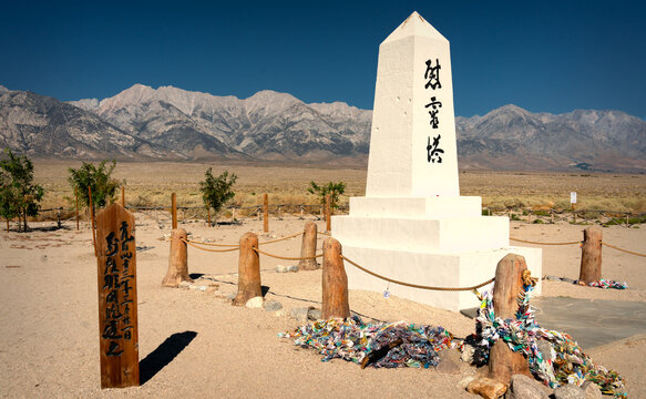 Monument at Manzanar