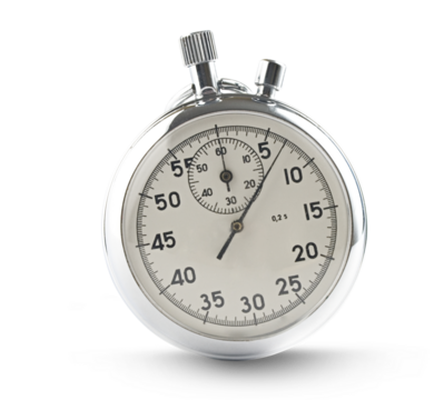 Stopwatch isolated on white