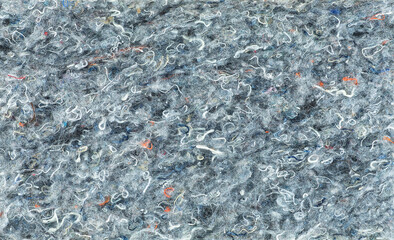Colorful polyamide pad texture as background, top view. Colored felted fabric. Natural felt texture.