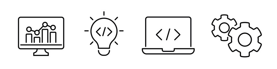 Obraz premium Software Development icon. Development icon