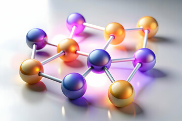 Obraz premium Bokeh Networking Event Concept Digital Art Background Blurred Lights Connectivity Community Vibrant Photo Stock Design Copy Space for Creative Use