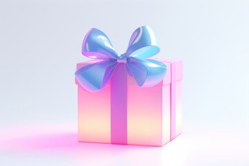 Obraz premium Ribbon gift box celebration.