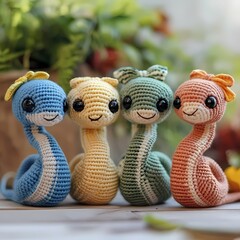 Amigurumi snake 