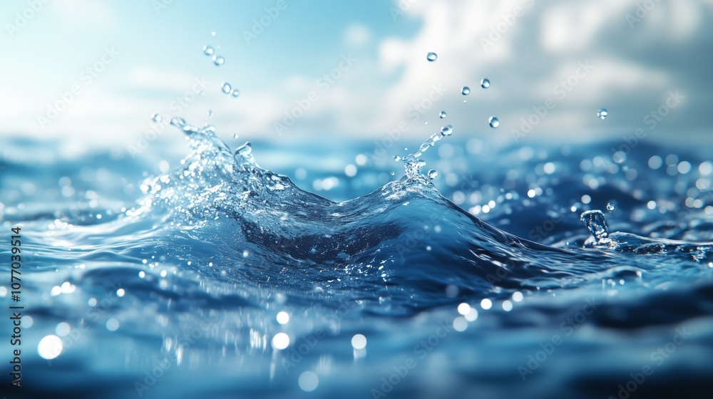 Fototapete liquid creating gentle ripples and motion, ideal for subtle, organic movement in motion graphics.