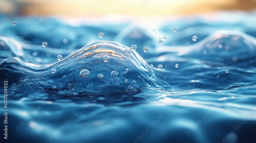 Fototapete liquid creating gentle ripples and motion, ideal for subtle, organic movement in motion graphics.