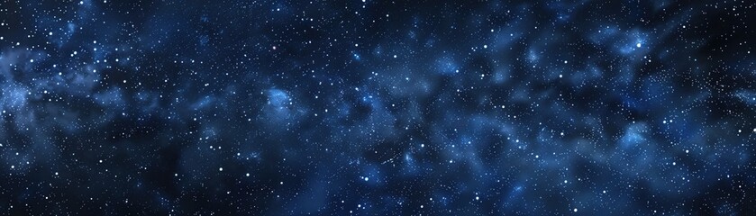 Obraz premium Starry night sky with constellations Milky Way visible