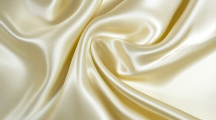 Obraz premium Cream Silk Fabric Texture: Smooth, Soft, and Elegant