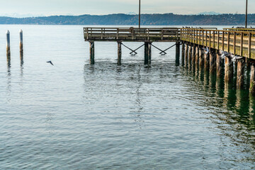 Fototapeta premium Shoreline And Pier 3