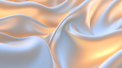 Fototapeta premium Abstract Draped Silk Fabric Background
