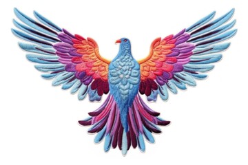 Fototapeta premium Dove animal bird white background.