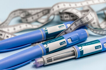  Insulin injection pen or insulin cartridge pen for diabetics.